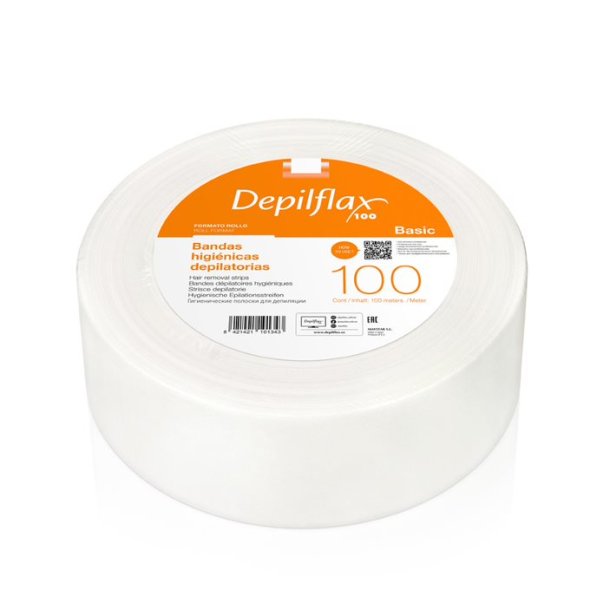 Depilflax Proff. Body Stripsrulle 100 meter<br><b>(7,5 cm x 100 m)</b>
