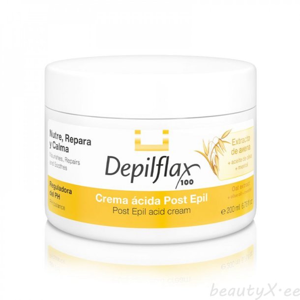 Depilflax Post Epil Acid Cream, 200 ml